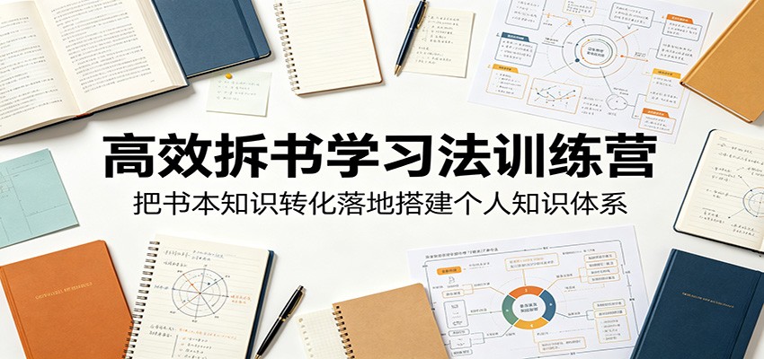 高效拆书学习法训练营，把书本知识转化落地搭建个人知识体系-2ripyou