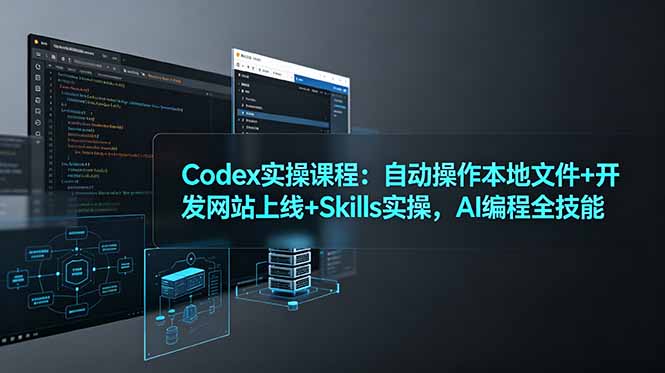 Codex实操课程：自动操作本地文件+开发网站上线+Skills实操，AI编程全技能-2ripyou