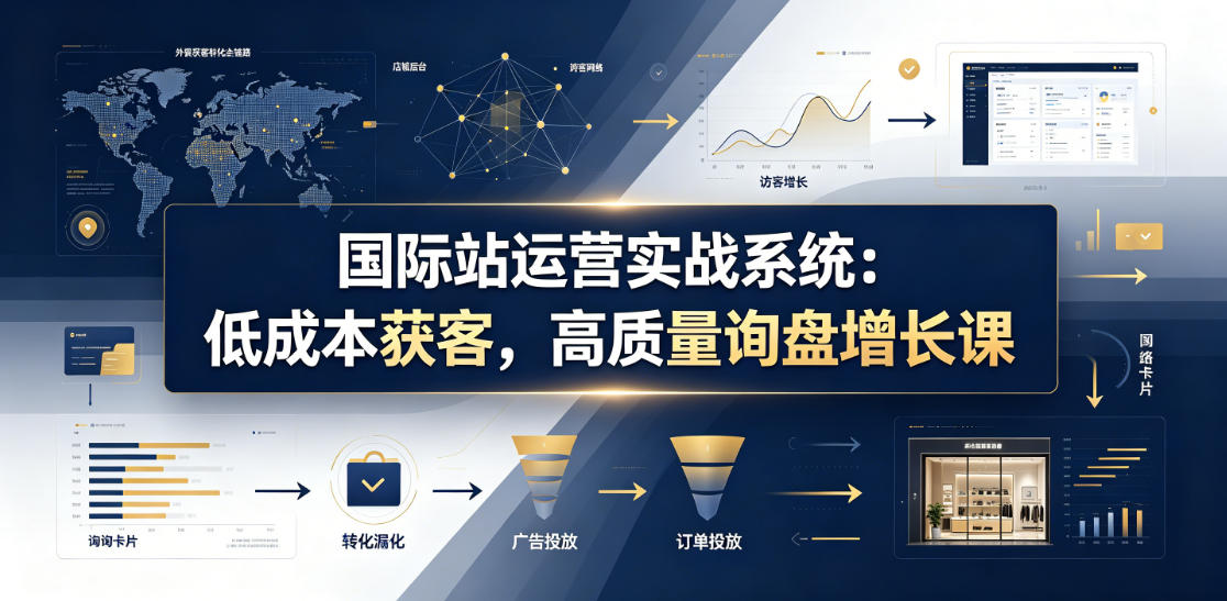 国际站运营实战系统：低成本获客，高质量询盘增长课(更新26年)-2ripyou