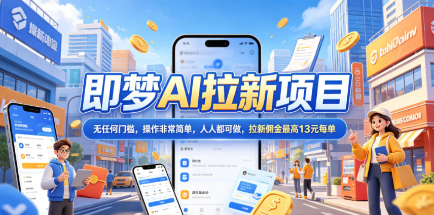 2026年即梦AI拉新项目最新玩法，无任何门槛，操作非常简单，人人都可做，拉新佣金最高13米每单(更新6月24日)-2ripyou