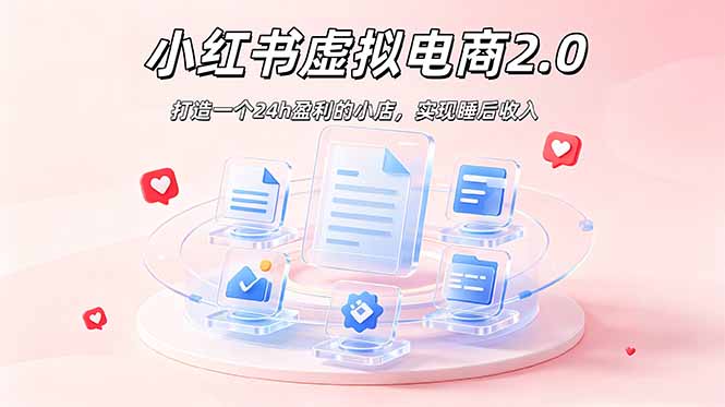 2026 年最强风口掘金项目：AI小红书虚拟电商，布局搜索流量，每日躺赚500+-2ripyou