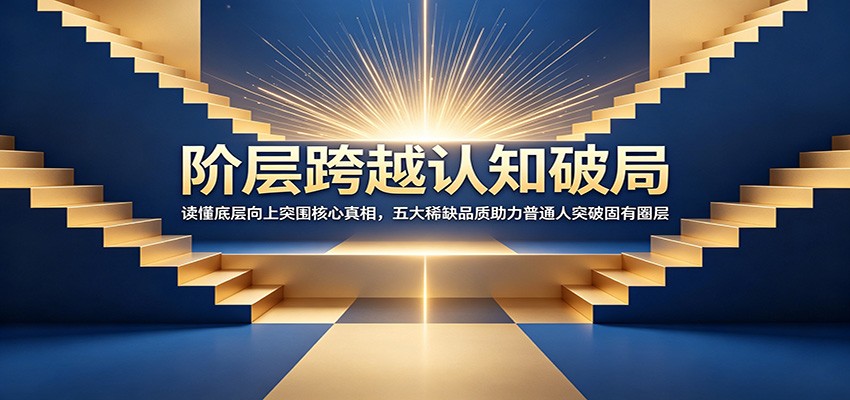 阶层跨越认知破局：读懂底层向上突围核心真相，五大稀缺品质助力普通人突破固有圈层-2ripyou