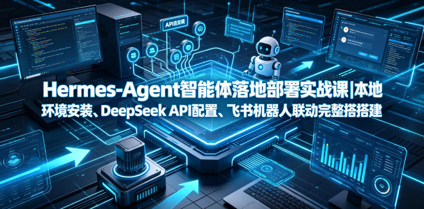 Hermes-Agent智能体落地部署实战课｜本地环境安装、DeepSeek API配置、飞书机器人联动完整搭建教程-2ripyou