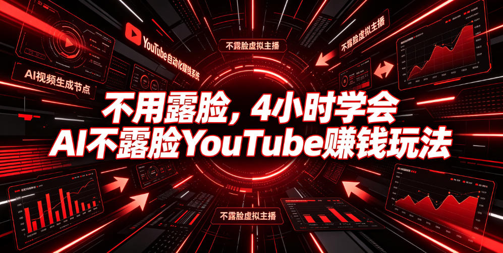 不用露脸，4小时学会AI不露脸YouTube賺钱玩法【原创双语字幕】-2ripyou