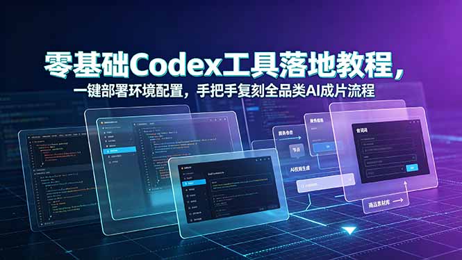 零基础Codex工具落地教程，一键部署环境配置，手把手复刻全品类AI成片流程-2ripyou