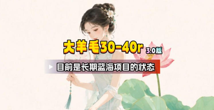 【大羊毛】几分钟30-40r，【流量体联盟】，可以矩阵，操作无脑简单-2ripyou