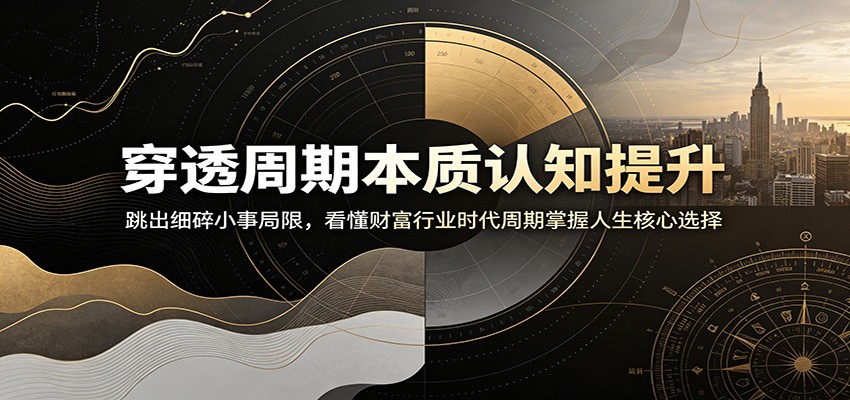 穿透周期本质认知提升：跳出细碎小事局限，看懂财富行业时代周期掌握人生核心选择-2ripyou