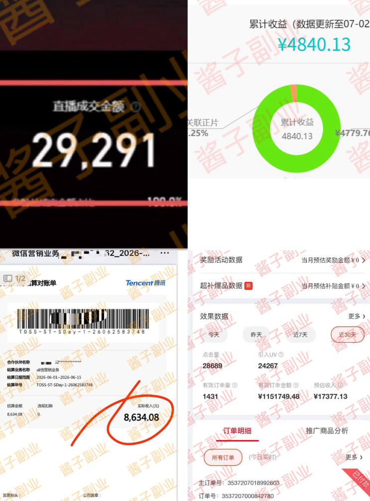 985十年互联网老兵亲测：2026年多个真实落地副业项目，手把手带你搭建被动收入管道（淘宝无人直播、TK拉新、代运营、CSGO……）【揭秘】