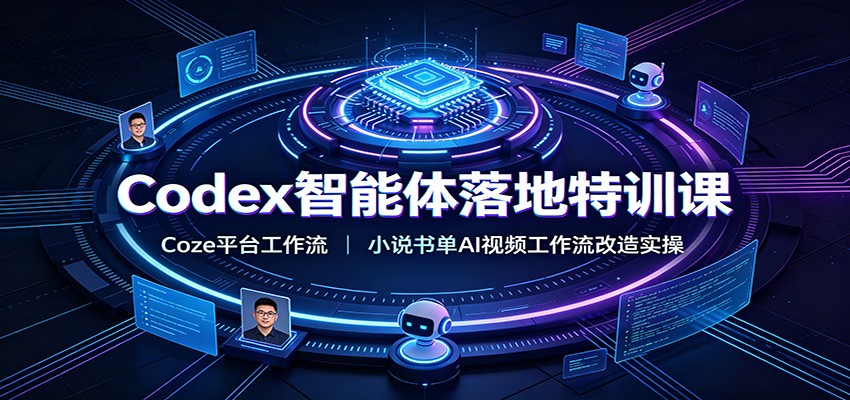 Codex智能体落地特训课：Coze平台工作流，小说书单AI视频工作流改造实操-2ripyou