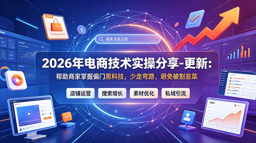 2026年电商技术实操分享-更新7月：帮助商家掌握偏门黑科技，少走弯路，避免被割韭菜-2ripyou
