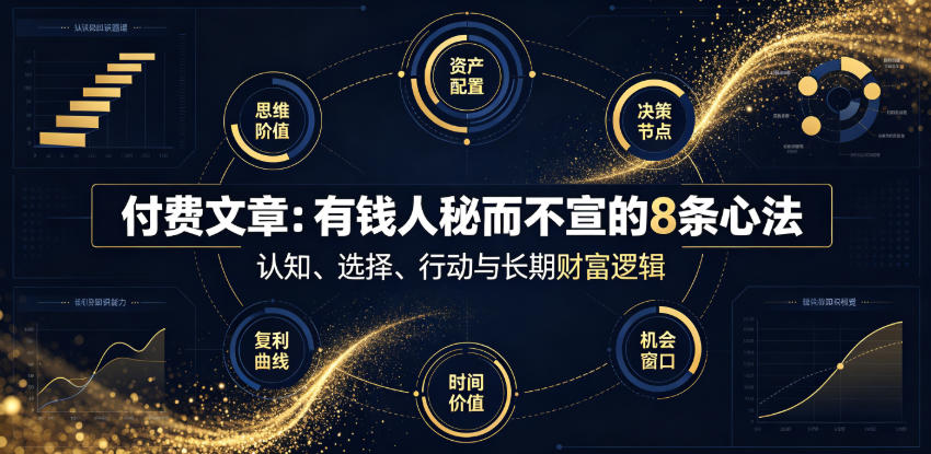 付费文章：有钱人秘而不宣的8条心法-2ripyou