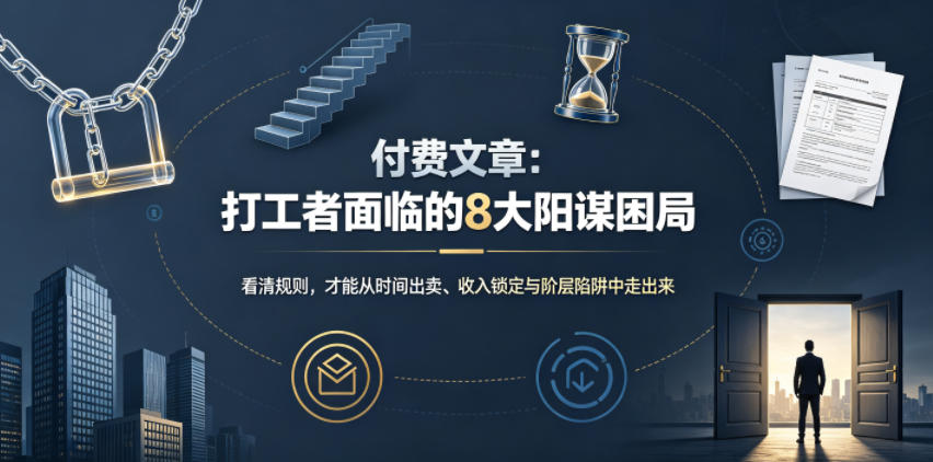 付费文章：打工者面临的8大阳谋困局-2ripyou
