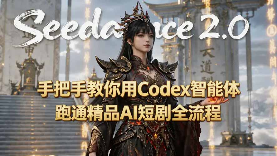 手把手教你用Seedance2.0+Codex智能体跑通精品AI短剧全流程(附3种skill技能-2ripyou