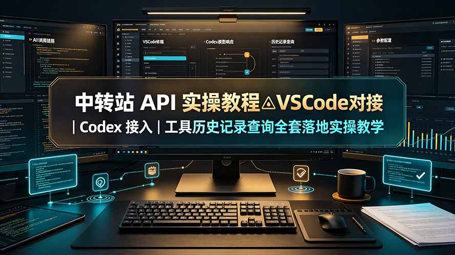 中转站 API 实操教程△VSCode 对接｜Codex 接入｜工具历史记录查询全套落地实操教学-2ripyou